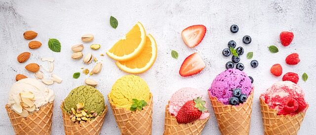 ６種類のソフトクリーム